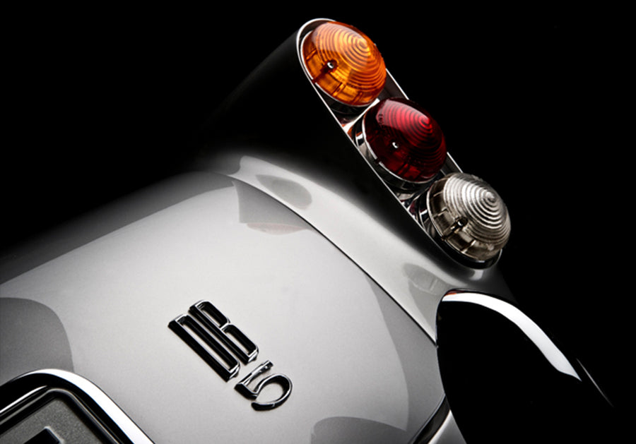 Aston Martin - DB5 - Taillight art print by Tim Wallace