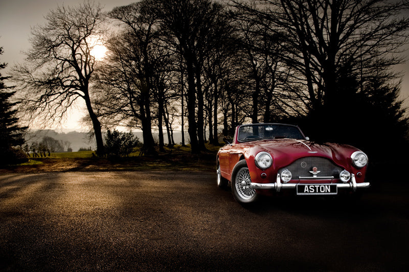 Aston Martin DB2 art print by Tim Wallace