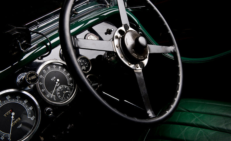 Vintage Aston Martin - MK2 Short art print by Tim Wallace