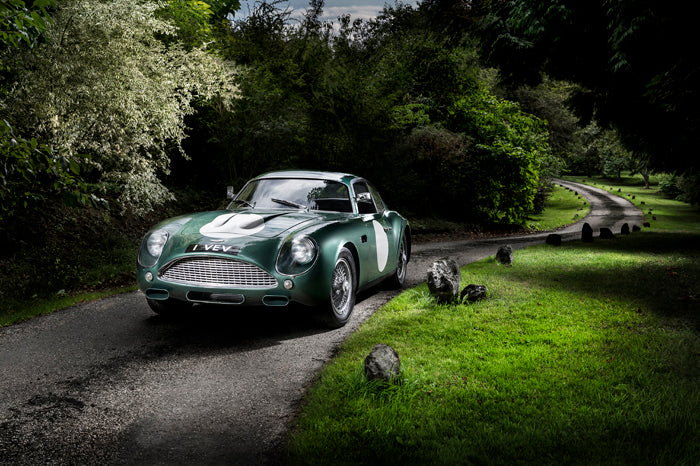 Aston Martin Zagato art print by Tim Wallace