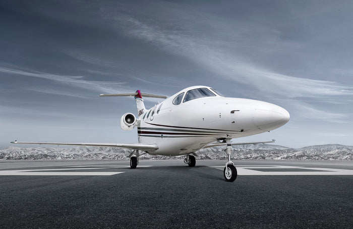 Hawker Beechcraft Jet art print by Tim Wallace