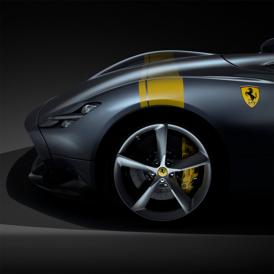 Monza Bonus - Grey art print by Tim Wallace