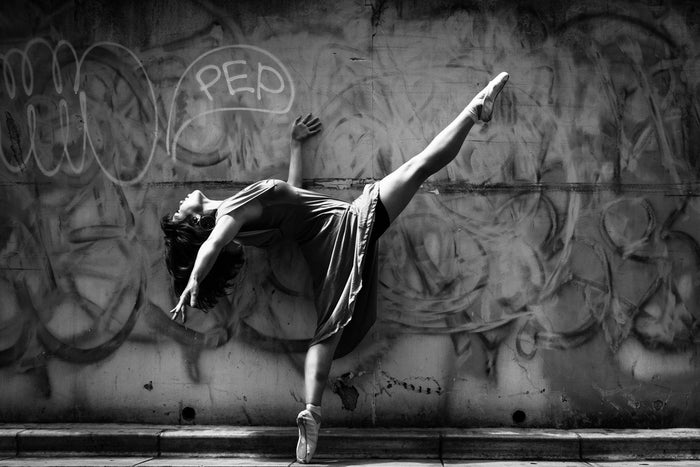 Urban Ballerina Grace archival giclée print by TORU MATSUNAGA
