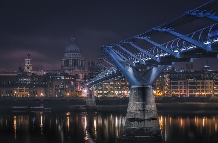 London night archival giclée print by Adhemar Duro