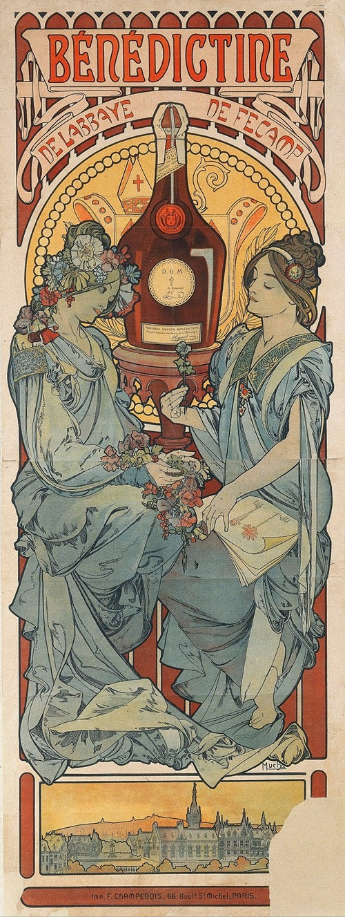 Bénédictine by Alphonse Mucha