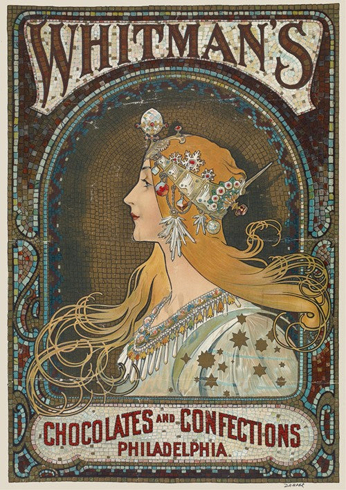 Whitman's Chocolates and Confections by Alphonse Mucha