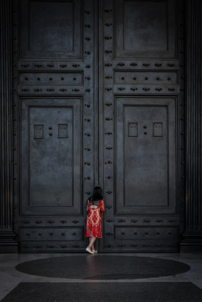 The girl next Door archival giclée print by Antonio Convista