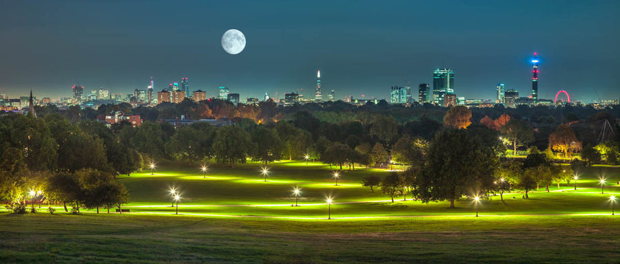 London by Night from Primrose Hill archival giclée print by Assaf Frank