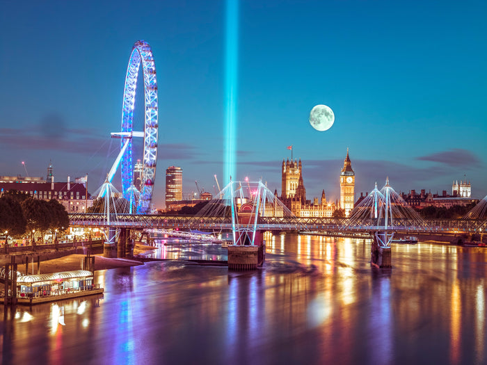 Neon London Illumination archival giclée print by Assaf Frank