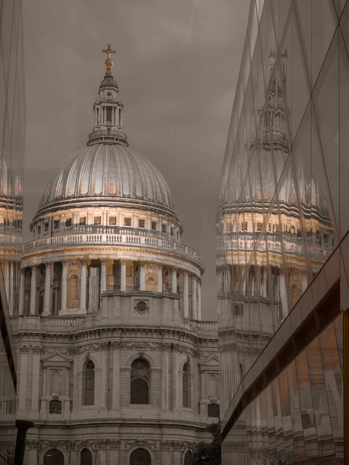St Paul's Sunset Reflection archival giclée print by Assaf Frank