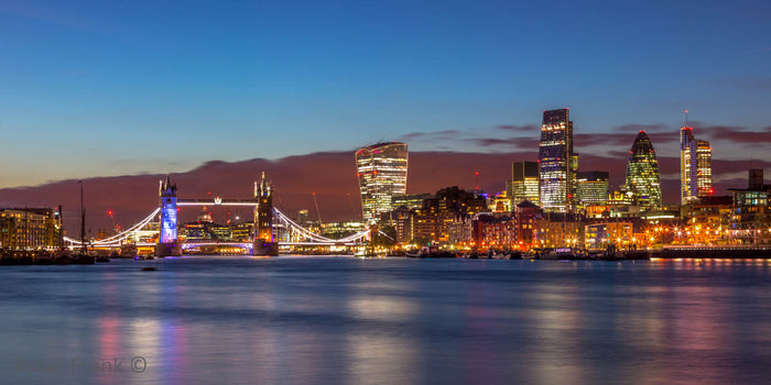 Tower bridge and beyond I archival giclée print by Assaf Frank