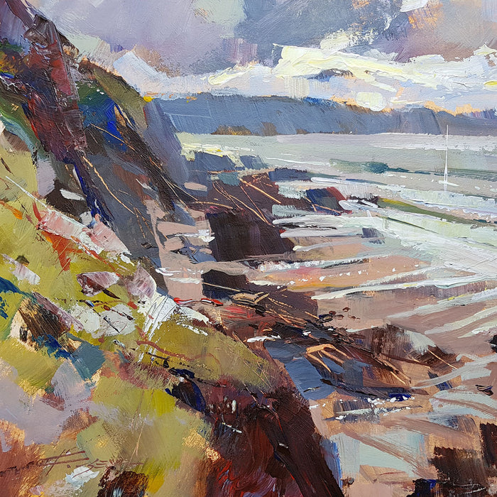 Cornish Beach archival giclée print by Chris Forsey