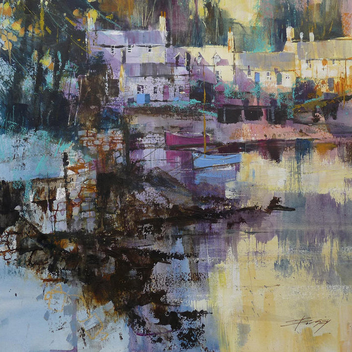 Plockton, end of a fine day archival giclée print by Chris Forsey