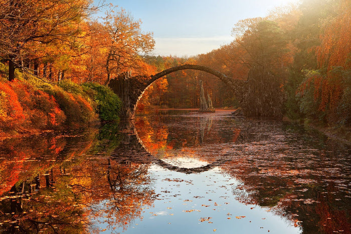 Autumn Lake archival giclée print by Daniel Řeřicha