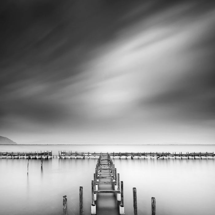 The old Pier archival giclée print by George Digalakis