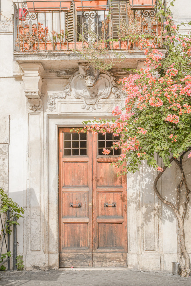 Floral Entry archival giclée print by Henrike Schenk