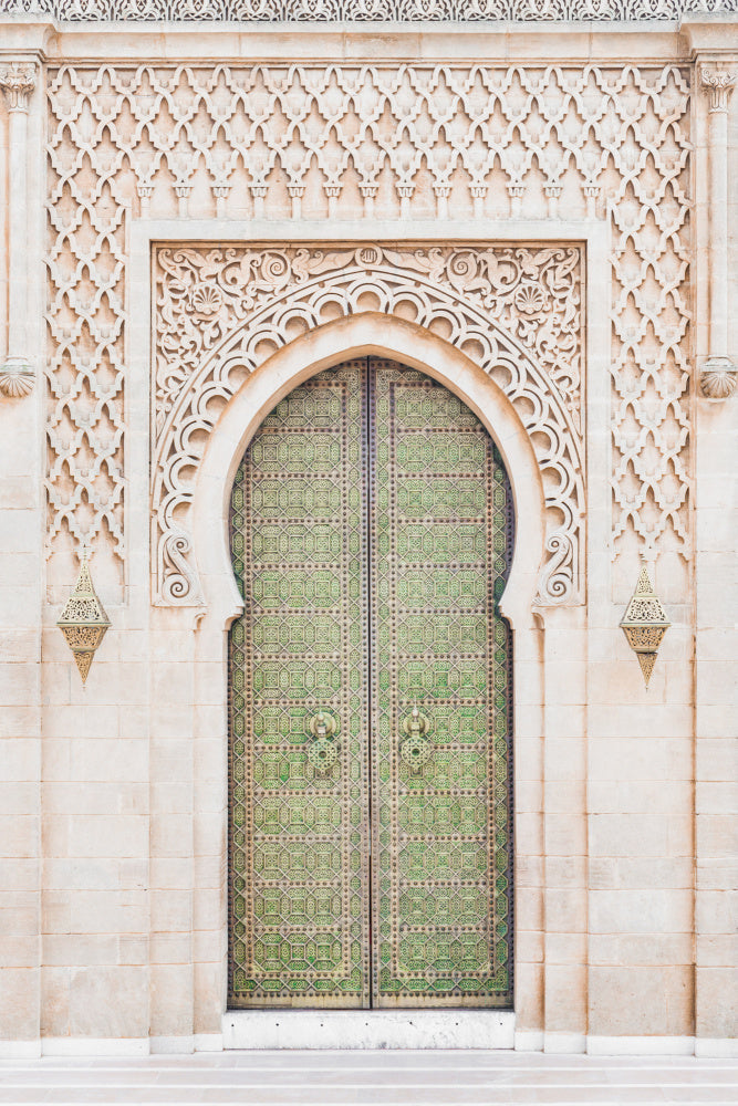 Ornate Emerald Portal archival giclée print by Henrike Schenk