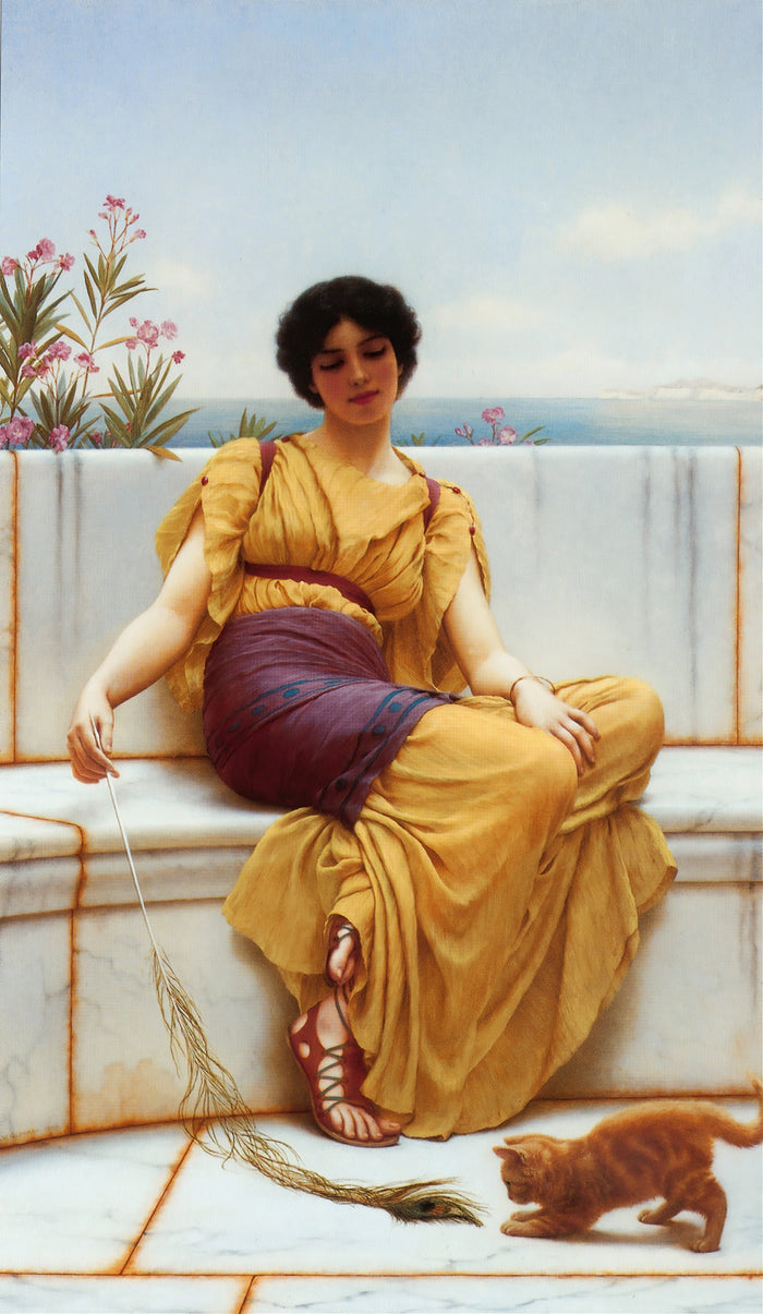Idleness by John William Godward