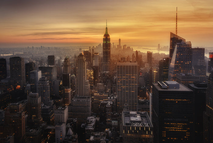 Manhattan's Light archival giclée print by Jorge Ruiz Dueso