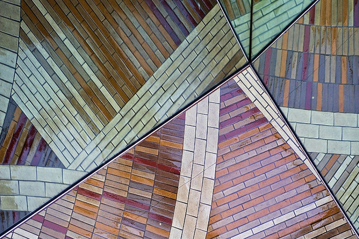 Geometric Tile Pattern archival giclée print by Jure Kravanja