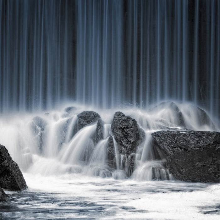 Serene Water Cascade archival giclée print by Keijo Savolainen