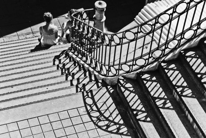 Confidential Stairs archival giclée print by Laura Mexia