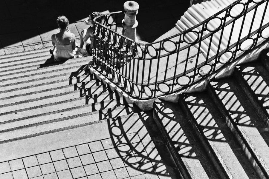 Confidential Stairs archival giclée print by Laura Mexia