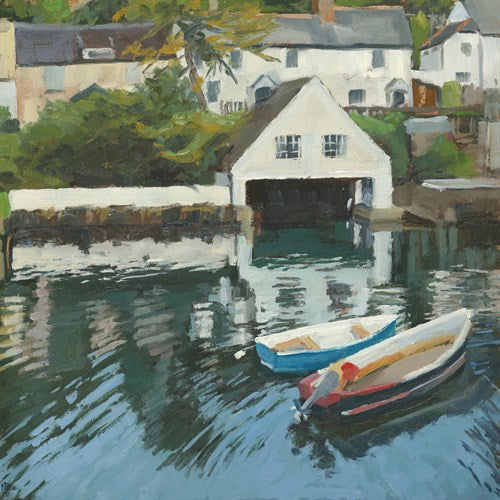 The Boathouse archival giclée print by Lesley Dabson