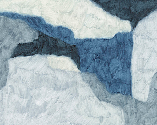 Brushed Abstractions - Crash archival giclée print by Maja Gunnarsdottir