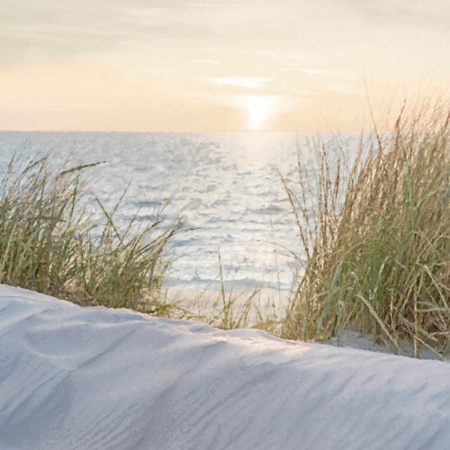 Coastal Retreat - Horizon archival giclée print by Mark Chandon as a diptych