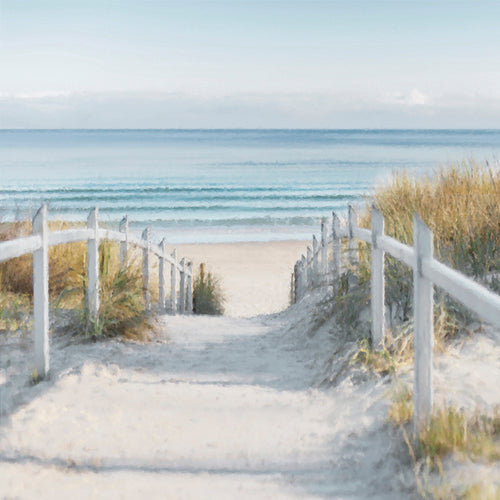 Coastal Retreat - Meander archival giclée print by Mark Chandon as a diptych