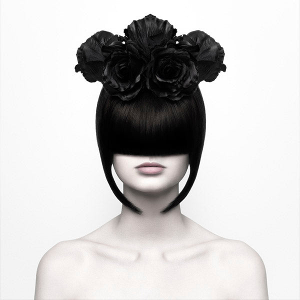 Black Widow archival giclée print by Martina Nemcekova