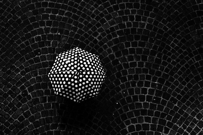 Polka Dot Street Style archival giclée print by Massimo Della Latta