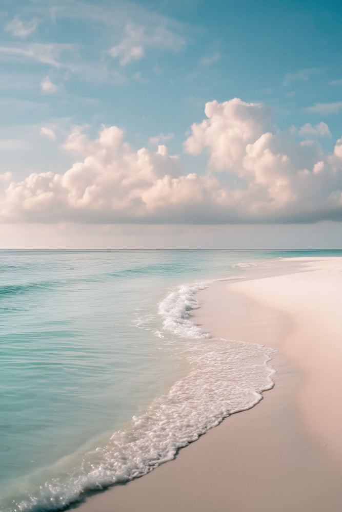 Tranquil Turquoise Beach archival giclée print by Melloi Art Prints