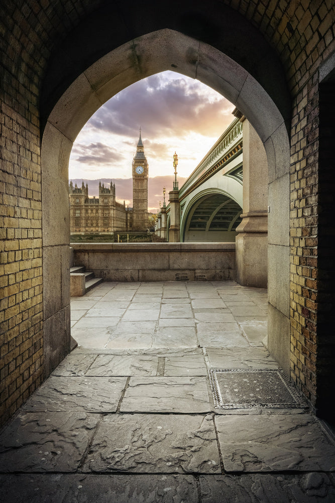 Westminster Tunnel archival giclée print by Nadar El Assy