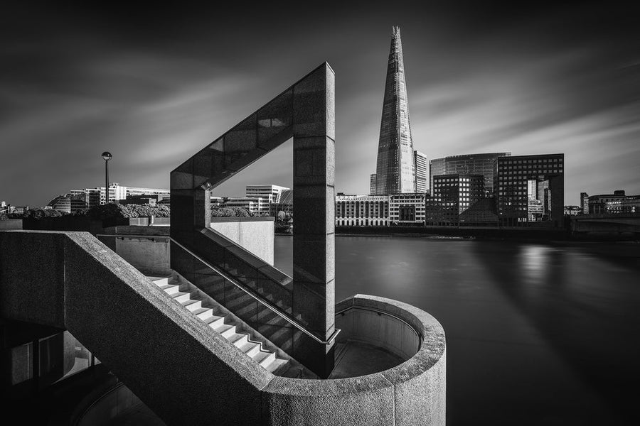 London Shard City View archival giclée print by Nader El Assy