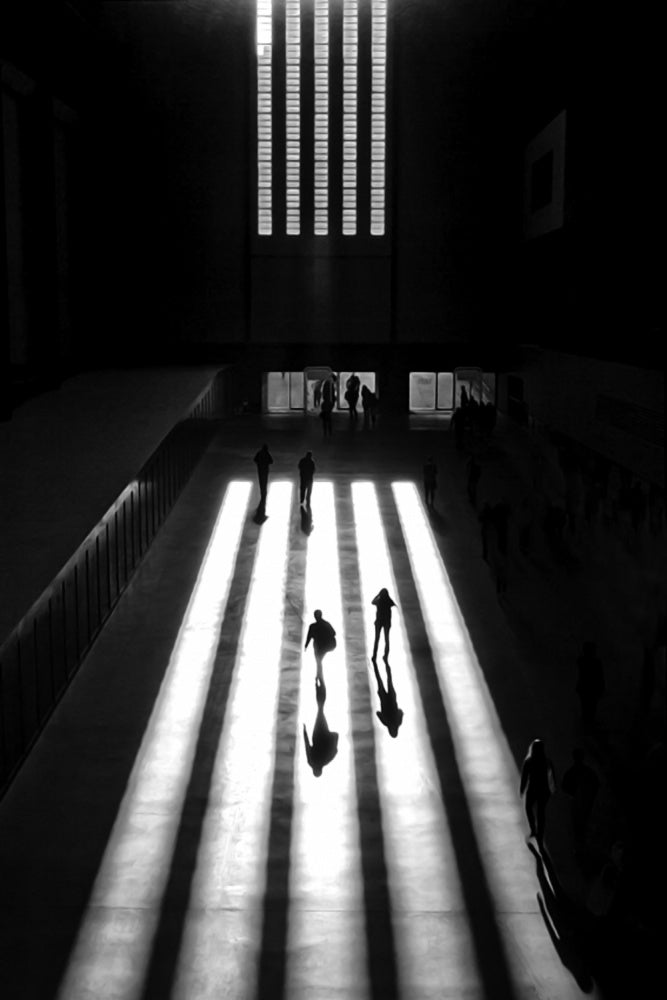 Tate Modern Shadows - london archival giclée print by Reflexio