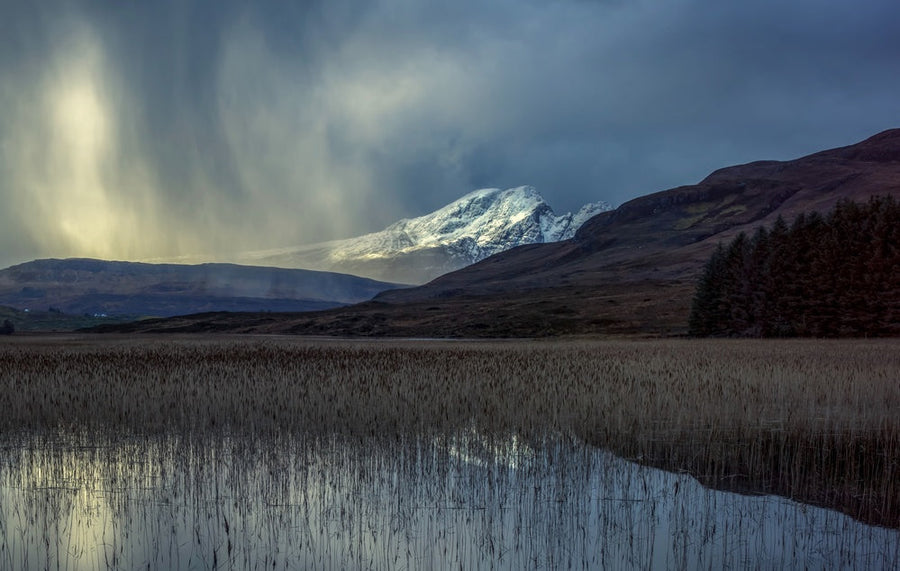 Dramatic Mountain Lake archival giclée print by Rob Darby