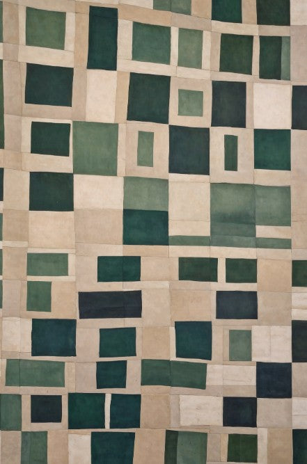 Emerald Mosaic by The Miuus Studio