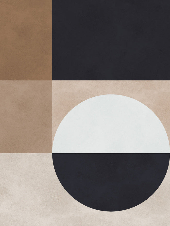 Geometric Color Blocks archival giclée print by Victor Costa